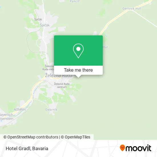Карта Hotel Gradl