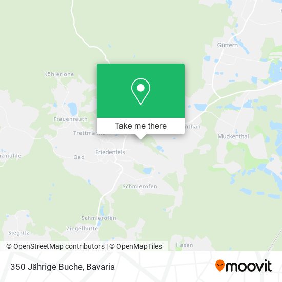 350 Jährige Buche map