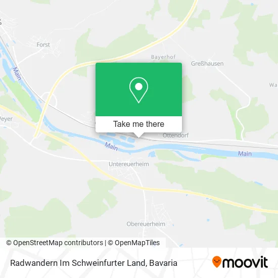 Карта Radwandern Im Schweinfurter Land
