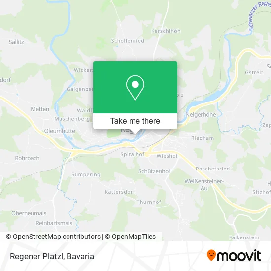 Карта Regener Platzl