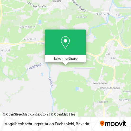 Vogelbeobachtungsstation Fuchsbichl map