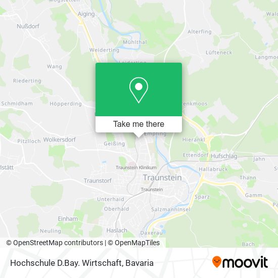 Hochschule D.Bay. Wirtschaft map