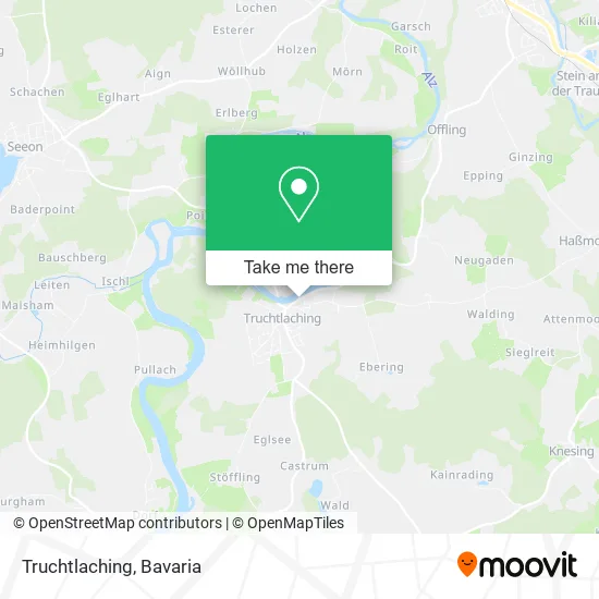 Карта Truchtlaching