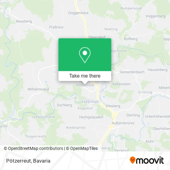Карта Pötzerreut