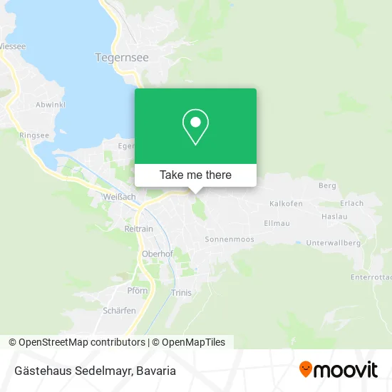 Карта Gästehaus Sedelmayr