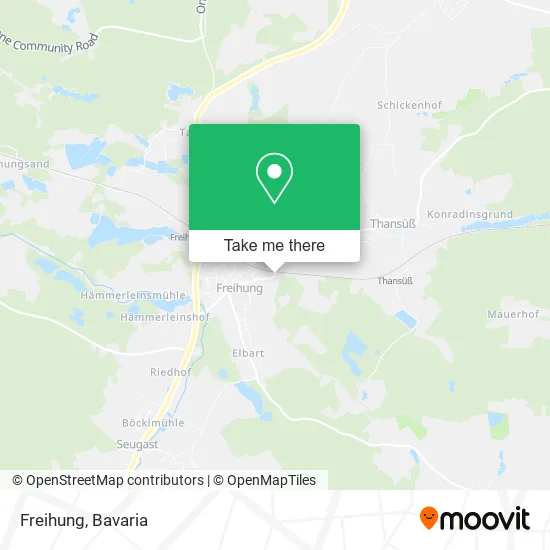 Карта Freihung