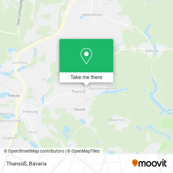 Карта Thansüß
