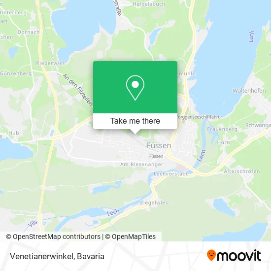 Карта Venetianerwinkel