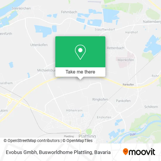 Карта Evobus Gmbh, Busworldhome Plattling