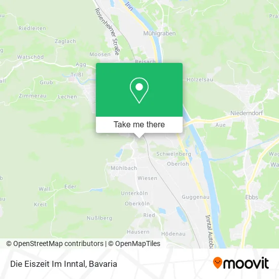Карта Die Eiszeit Im Inntal