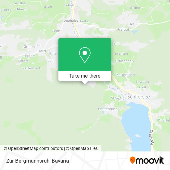 Карта Zur Bergmannsruh