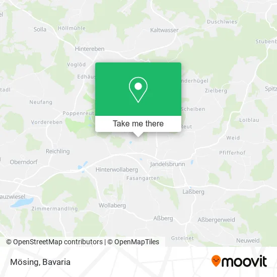 Карта Mösing