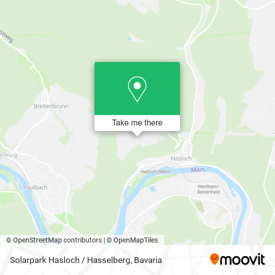 Карта Solarpark Hasloch / Hasselberg