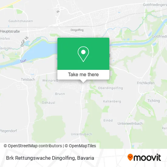 Карта Brk Rettungswache Dingolfing