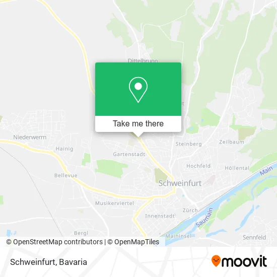 Карта Schweinfurt