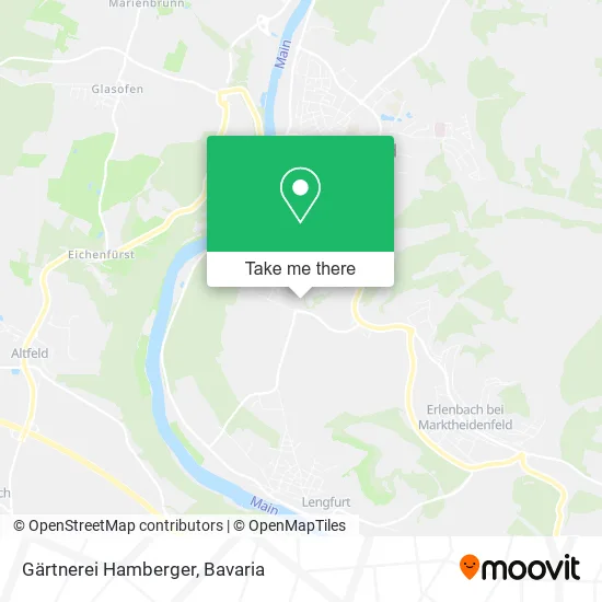 Карта Gärtnerei Hamberger