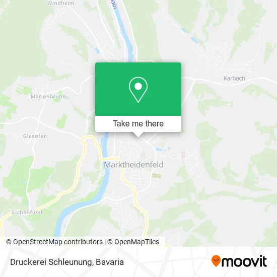 Карта Druckerei Schleunung