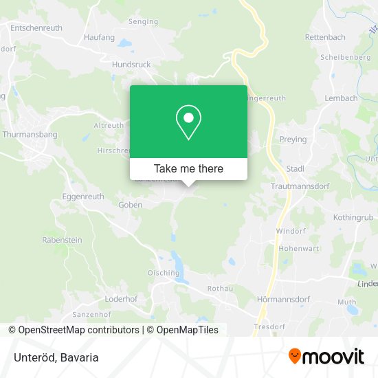 Карта Unteröd