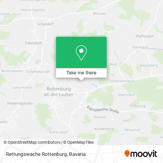 Rettungswache Rottenburg map