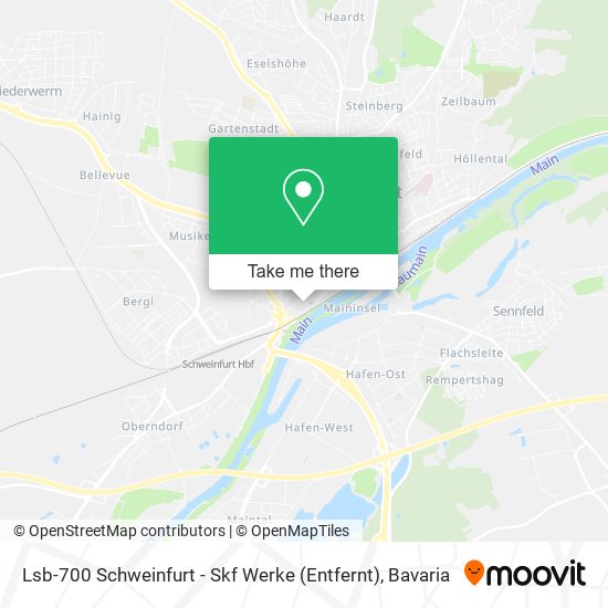 Lsb-700 Schweinfurt - Skf Werke (Entfernt) map