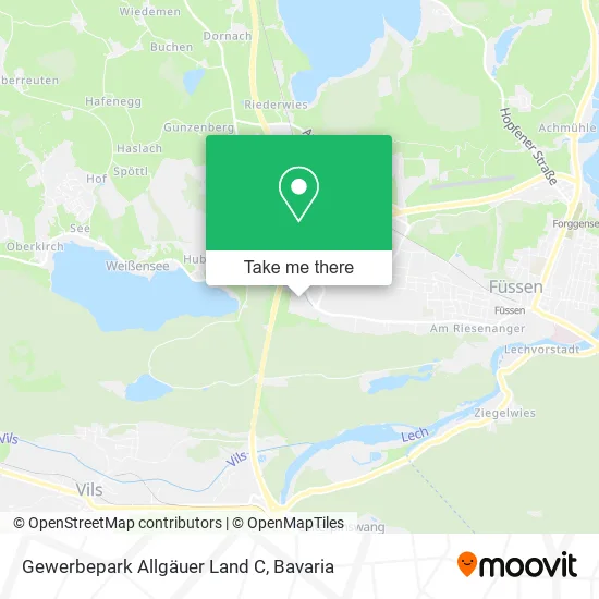 Карта Gewerbepark Allgäuer Land C