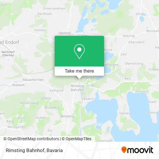 Карта Rimsting Bahnhof