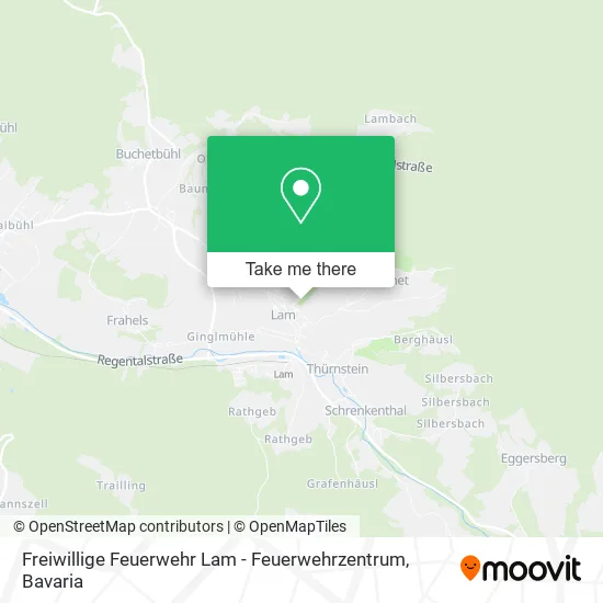 Карта Freiwillige Feuerwehr Lam - Feuerwehrzentrum
