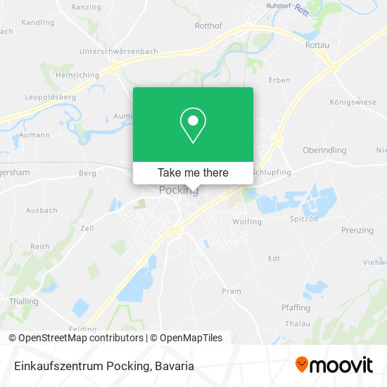 Einkaufszentrum Pocking map