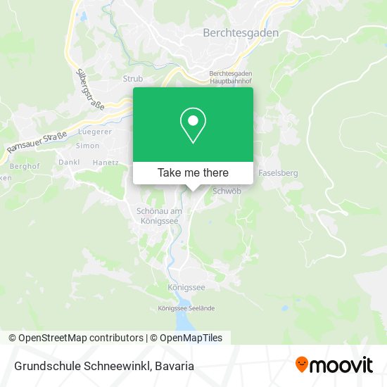 Grundschule Schneewinkl map