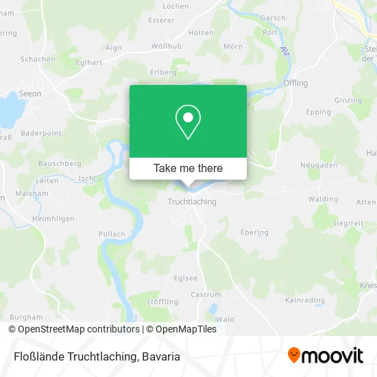 Карта Floßlände Truchtlaching