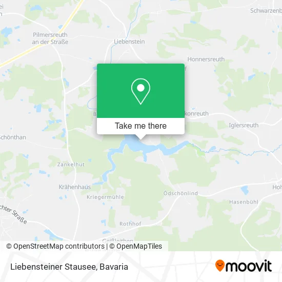 Карта Liebensteiner Stausee