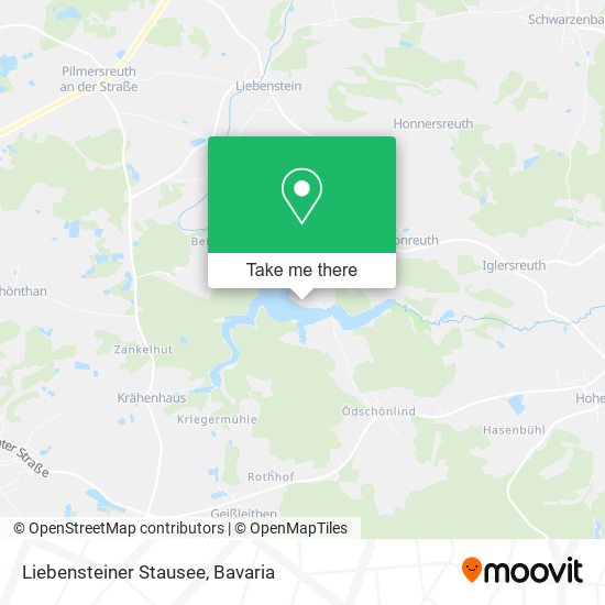 Карта Liebensteiner Stausee