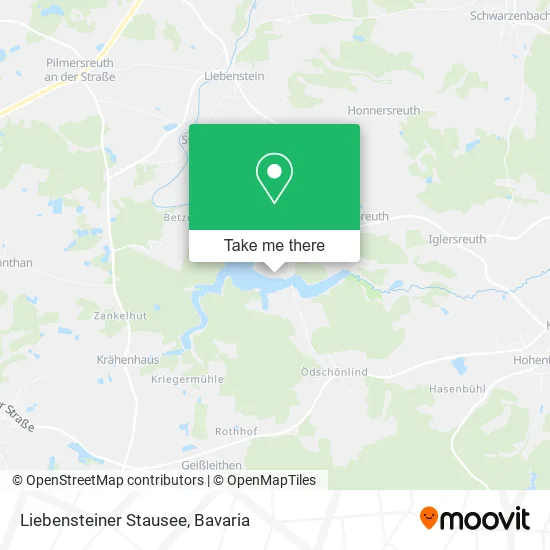 Карта Liebensteiner Stausee