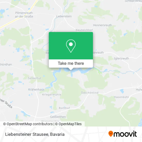 Карта Liebensteiner Stausee
