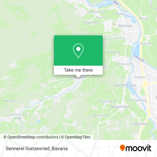 Карта Sennerei Gunzesried