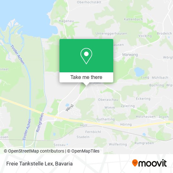 Карта Freie Tankstelle Lex