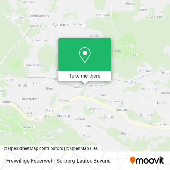 Карта Freiwillige Feuerwehr Surberg-Lauter
