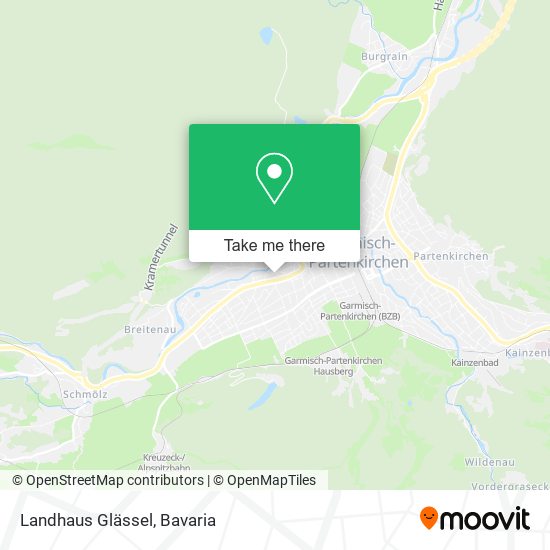 Landhaus Glässel map