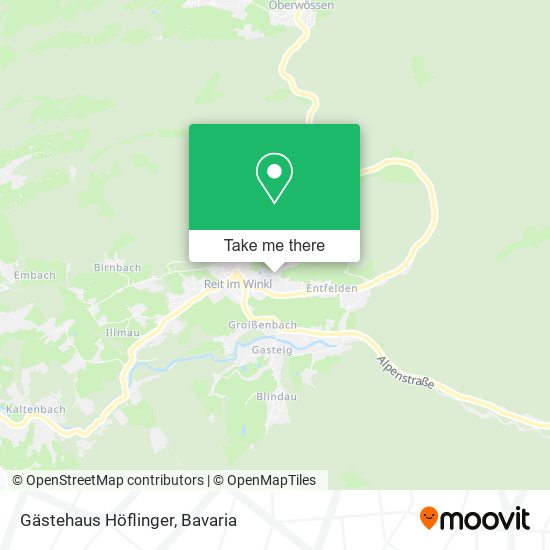 Gästehaus Höflinger map