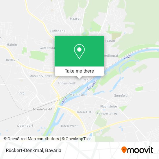 Карта Rückert-Denkmal