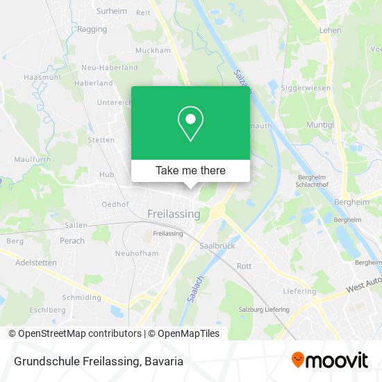 Grundschule Freilassing map