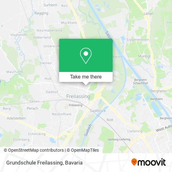 Карта Grundschule Freilassing