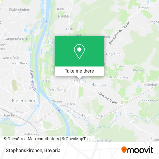 Карта Stephanskirchen