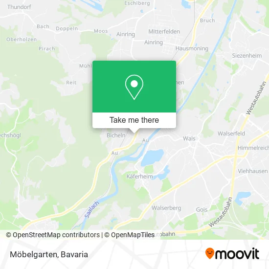 Карта Möbelgarten