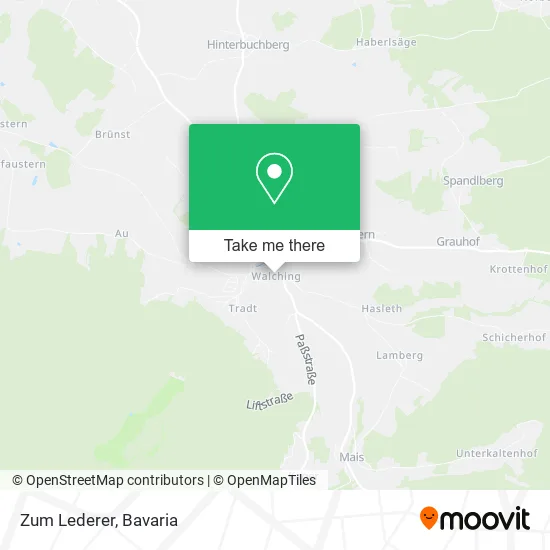 Карта Zum Lederer