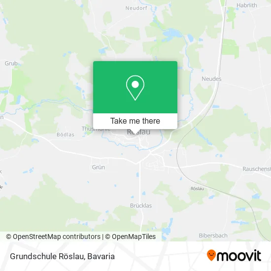 Карта Grundschule Röslau
