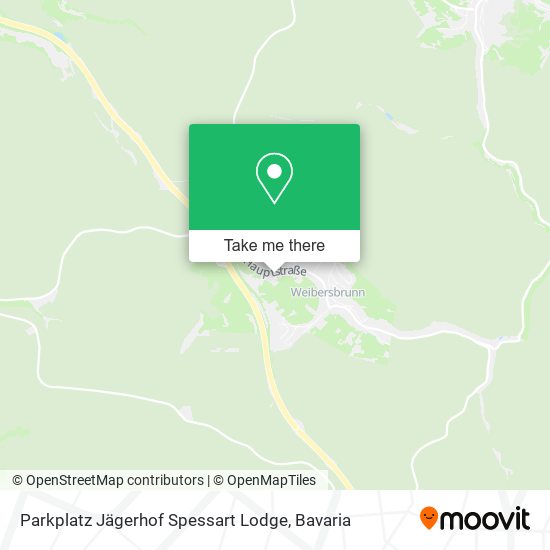 Parkplatz Jägerhof Spessart Lodge map
