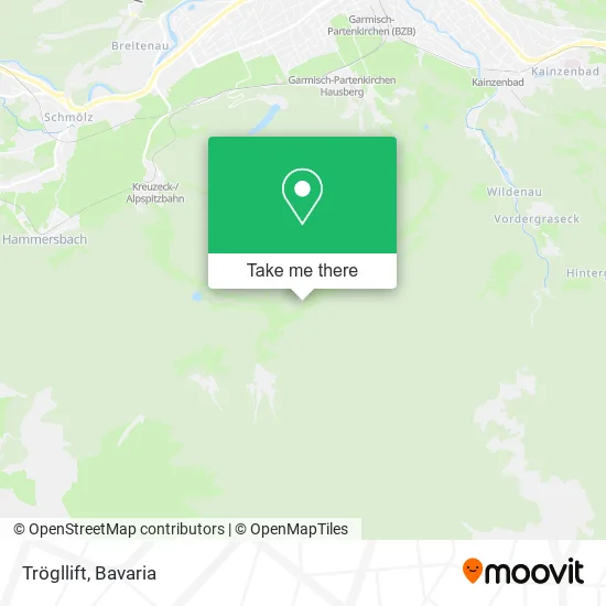 Карта Trögllift