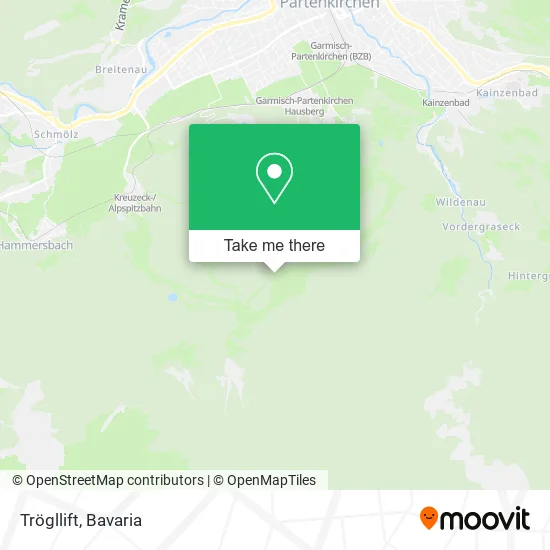 Карта Trögllift