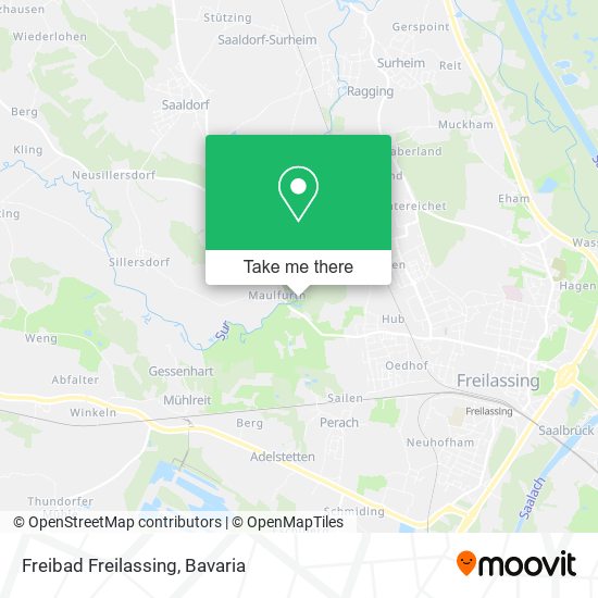 Карта Freibad Freilassing